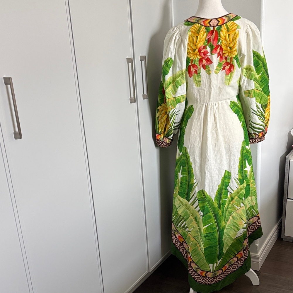 FARM Rio Tropical Leaf and Floral Maxi Dress - Picture 8 of 16